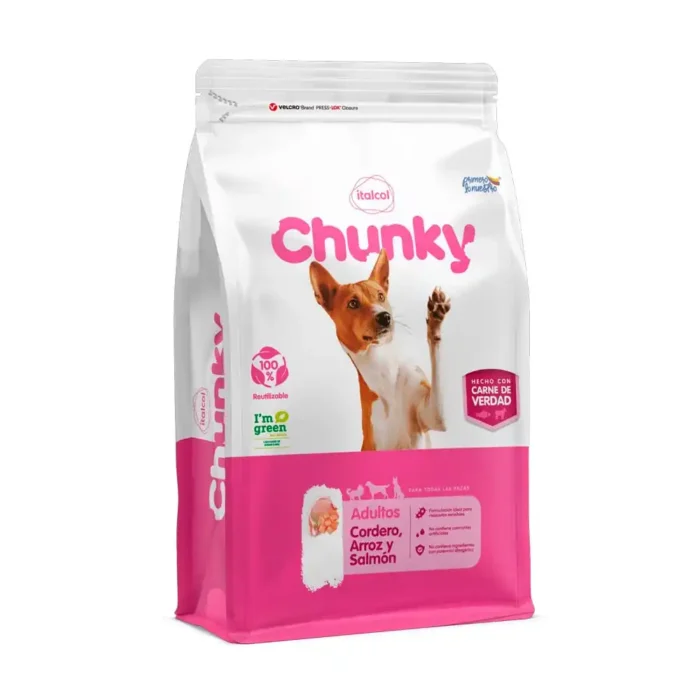 CHUNKY ADULTO CORDERO ARROZ Y SALMON 1000GR
