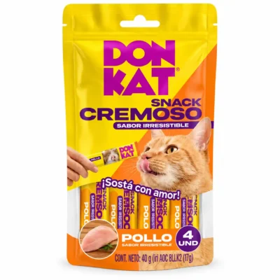 don-kat-snack-cremoso-pollo DONKAT SNACK CREMOSO POLLO X 4 TUBOS