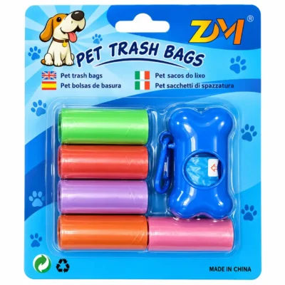 KIT DE BOLSAS x 5 + DISPENSADOR ZM