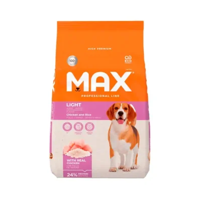 MAX LIGHT ADULTO POLLO Y ARROZ 500GR