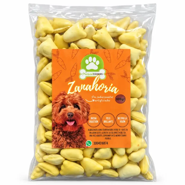 GALLETAS NATURAL COOKIES ZANAHORIA 600 GR