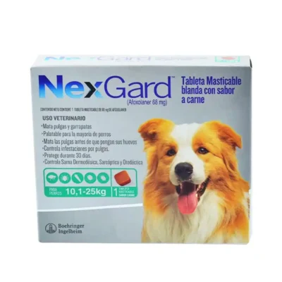 nexgard-antipulgas-para-perros-de-10.1-a-25-kg-front NexGard Antipulgas para Perros de 10.1 a 25 Kg