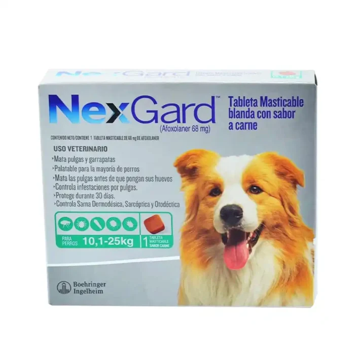 nexgard-antipulgas-para-perros-de-10.1-a-25-kg-front NexGard Antipulgas para Perros de 10.1 a 25 Kg