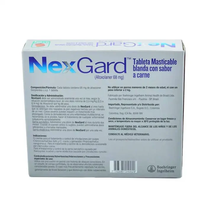nexgard-antipulgas-para-perros-de-10.1-a-25-kg-rear NexGard Antipulgas para Perros de 10.1 a 25 Kg