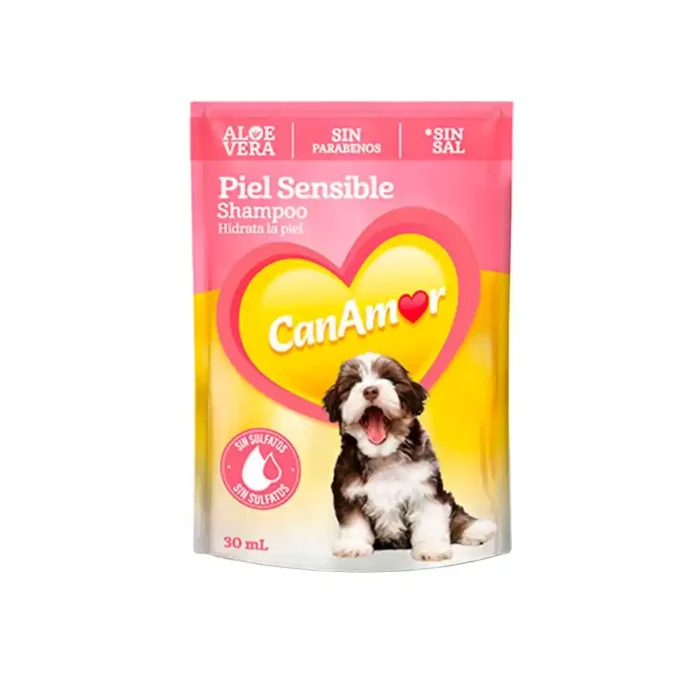 SOBRE DE SHAMPOO PIEL SENSIBLE CAN AMOR 30 ML