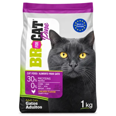 BR FOR CAT PURE GATO ADULTO POLLO X 1 KG