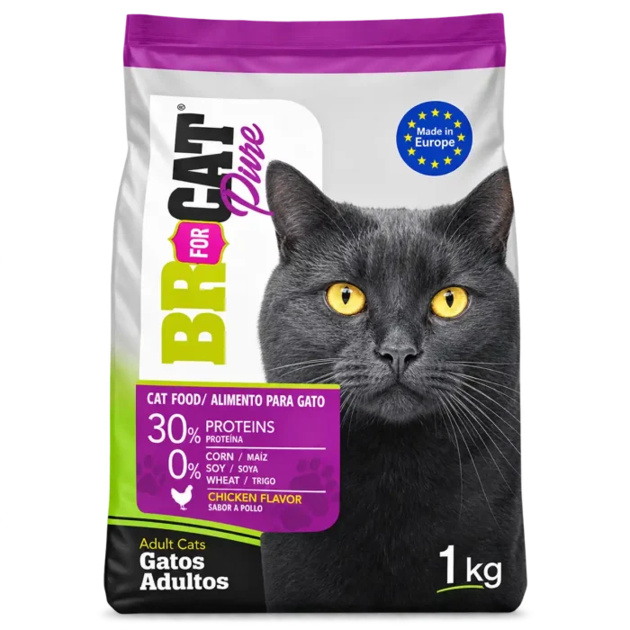 BR FOR CAT PURE GATO ADULTO POLLO X 1 KG