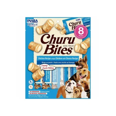 inaba-churu-bites-for-dog-chicken-wraps-cheese-8-unds-12-g Churu Bites For Dog Chicken Wraps Cheese 8 Unds 12 g