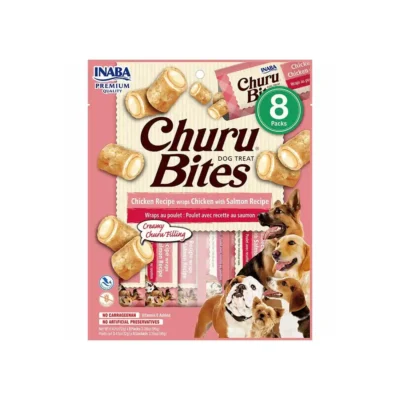 inaba-churu-bites-for-dog-chicken-wraps-salmon-8-unds-12-g Churu Bites For Dog Chicken Wraps Salmon 8 Unds 12 g