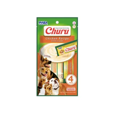 inaba-churu-for-dog-chicken-4-unds-14-g Churu For Dog Chicken 4 Unds 14 g