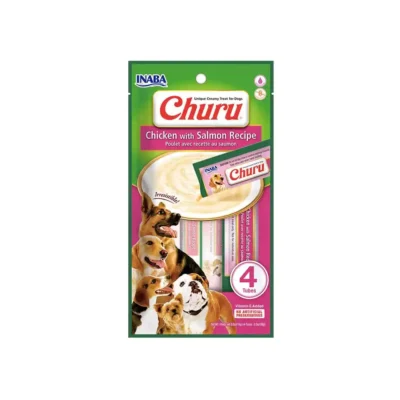 inaba-churu-for-dog-chicken-with-salmon-4-unds-14-g Churu For Dog Chicken With Salmon 4 Unds 14 g