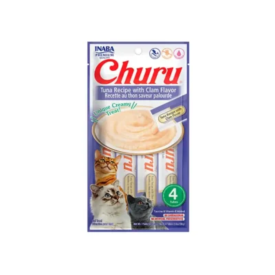 inaba-churu-snack-receta-de-atun-con-sabor-a-almeja-x-4-unds-14-gr Churu Snack Receta de Atún con sabor a Almeja x 4 Unds 14 g