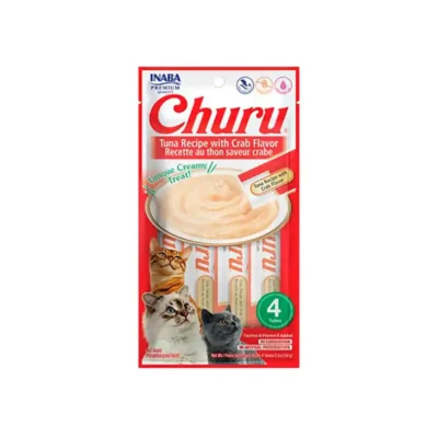 inaba-churu-snack-receta-de-atun-con-sabor-a-cangrejo-x-4-unds-14-gr Churu Snack Receta de Atún con sabor a Cangrejo x 4 Unds 14 g